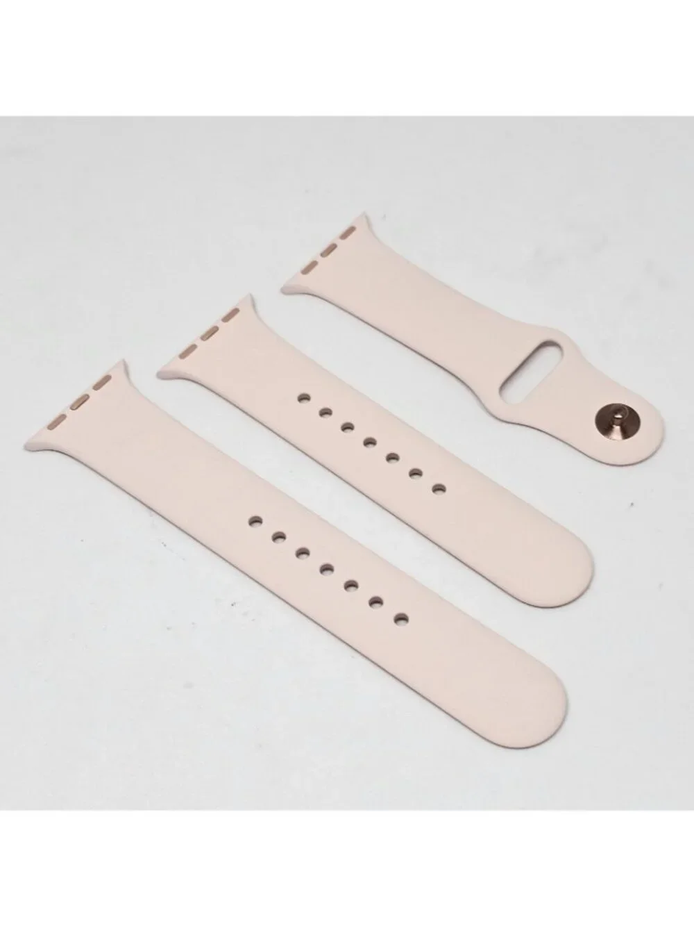 Silicone Band for 40 mm Apple Watch Pink Blush Sport Band S/M M/L